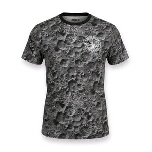 Netflix Space Force T Shirt Moon Crater Print US Space Force Logo Size L